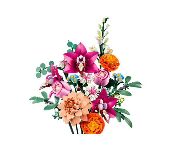 LEGO Botanical Pretty Pink Flower Bouquet (10342) - Image 2