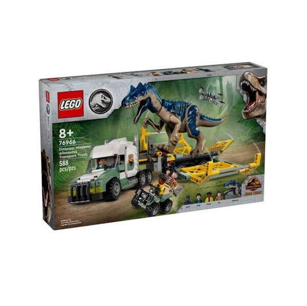 LEGO Jurassic World Dinosaur Missions: Allosaurus Transport Truck (76966)