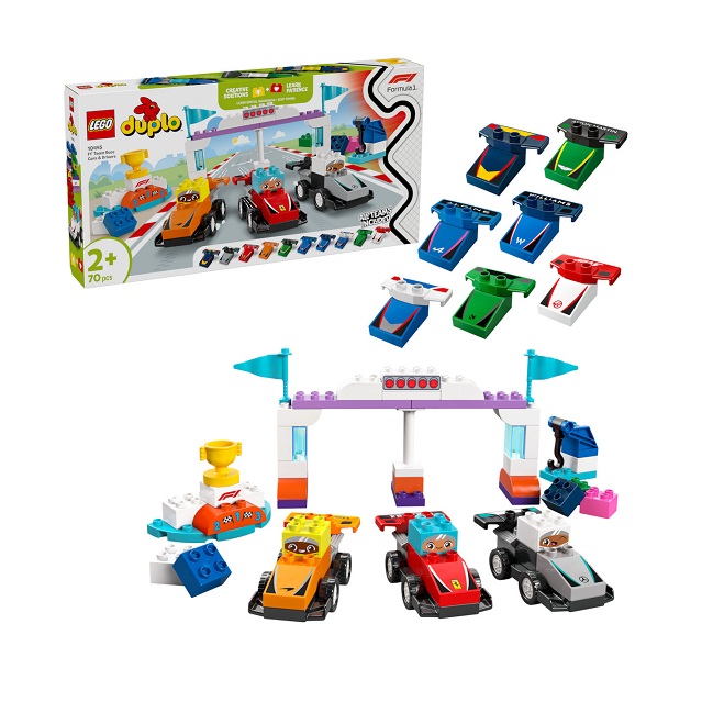 LEGO Duplo F1 Team Race Cars & Drivers (10445)