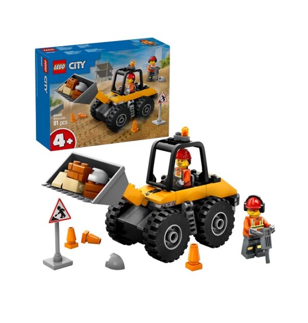 LEGO City Yellow Construction Wheel Loader (60450) - Image 2