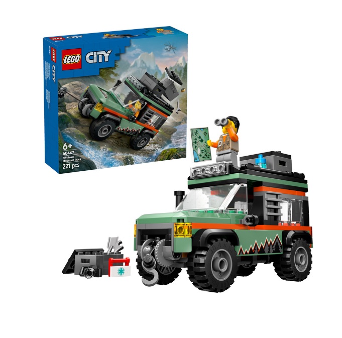LEGO City 4X4 Off-Road Mountain Truck (60447) - Image 2