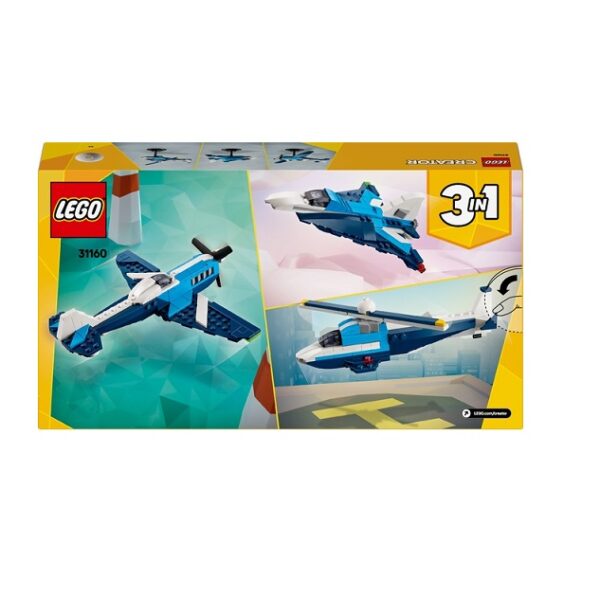 LEGO Creator 3in1 Aircraft: Race Plane (31160) - Image 3