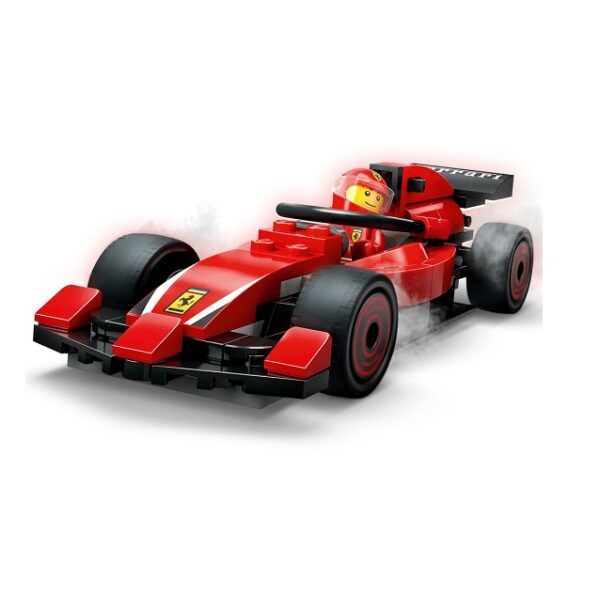 LEGO City F1 Pit Stop & Pit Crew With Ferrari Car (60443) - Image 2