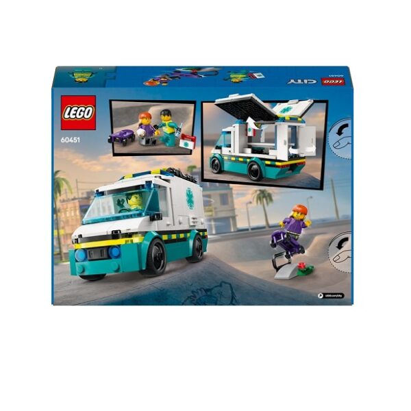 LEGO City Emergency Ambulance (60451) - Image 4