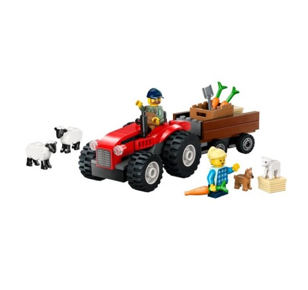 LEGO City Red Farm Tractor With Trailer & Sheep (60461) - Image 2