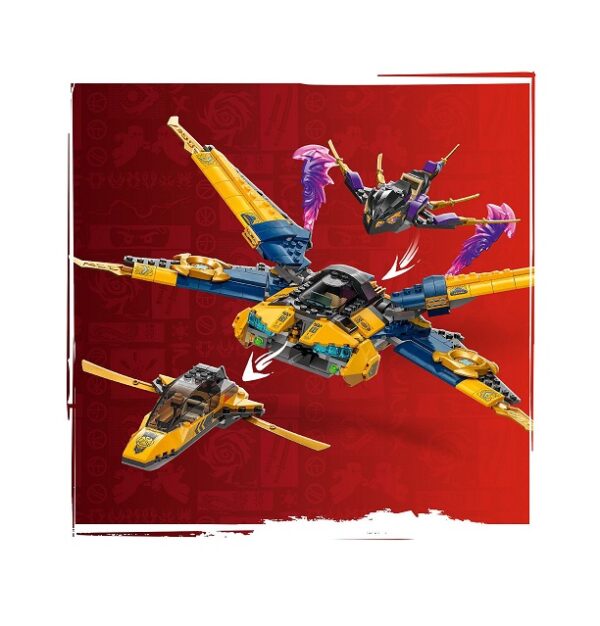 LEGO Ninjago Ras & Arin's Super Storm Jet (71833) - Image 4