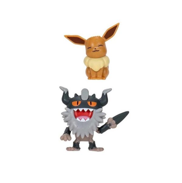 Jazwares Παιχνίδι Μινιατούρα Pokemon Eevee & Perrserker PKW3577 - Image 2