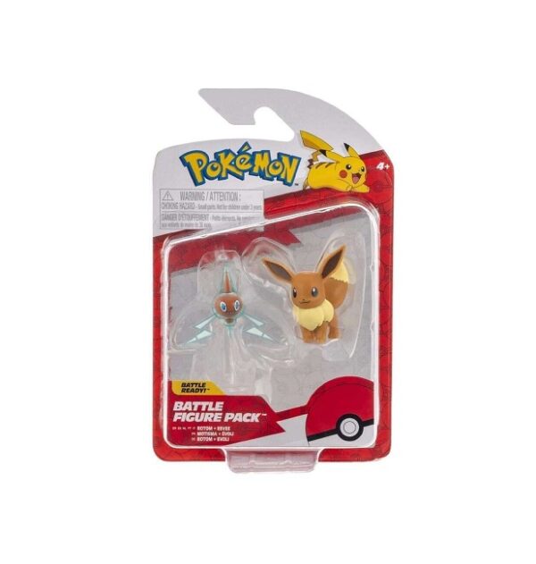 Pokémon Battle Figure Set 2-pack Eevee Rotom 5 Cm PKW3567