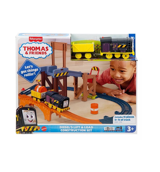 Fisher Price Thomas Πίστα Παράδοσης Φορτίων Με Τον Diesel (JBW20)