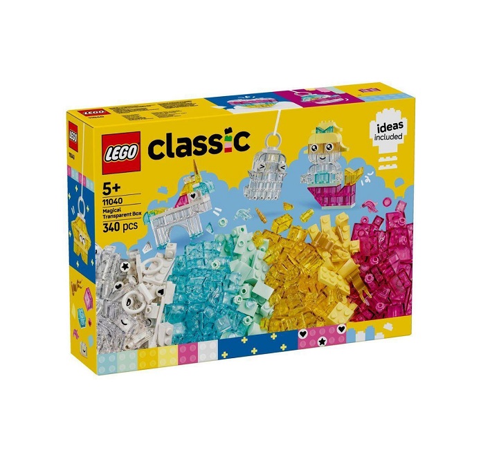 Lego Classic Magical Transparent Box 340τμχ  11040