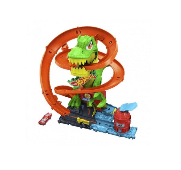 Hot Wheels T-Rex Πυροσβεστικός Σταθμός City (JBM73) - Image 2