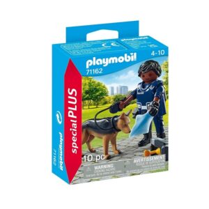 Playmobil Special Plus Αστυνομικός Με Σκύλο-Ανιχνευτή (71162)