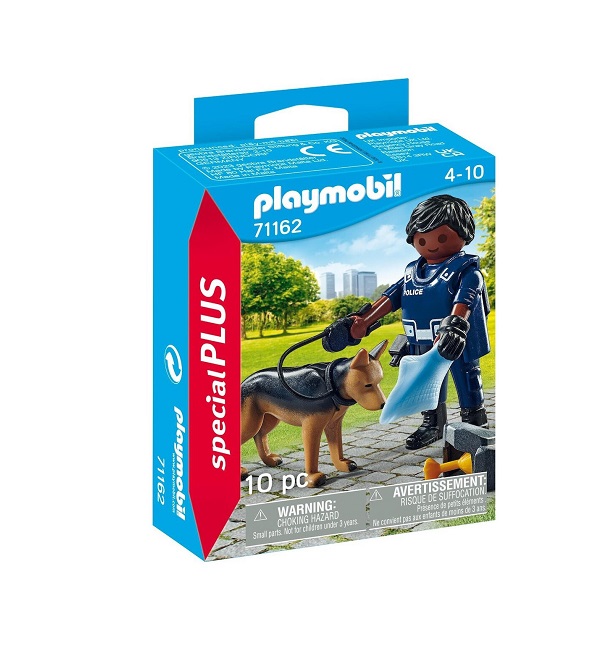 Playmobil Special Plus Αστυνομικός Με Σκύλο-Ανιχνευτή (71162)