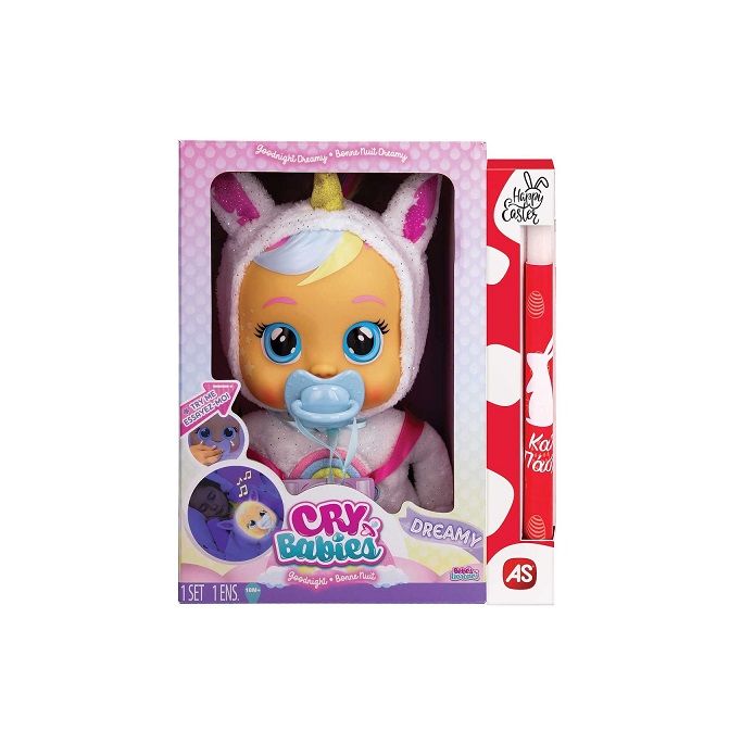 ΠΑΙΧΝΙΔΟΛΑΜΠΑΔΑ CRY BABIES ΚΛΑΨΟΥΛΙΝΙΑ ΟΝΕΙΡΑ ΓΛΥΚΑ DREAMY ΔΙΑΔΡΑΣΤΙΚΗ ΚΟΥΚΛΑ ΚΛΑΙΕΙ ΜΕ ΑΛΗΘΙΝΑ ΔΑΚΡΥΑ  (4104-91412)