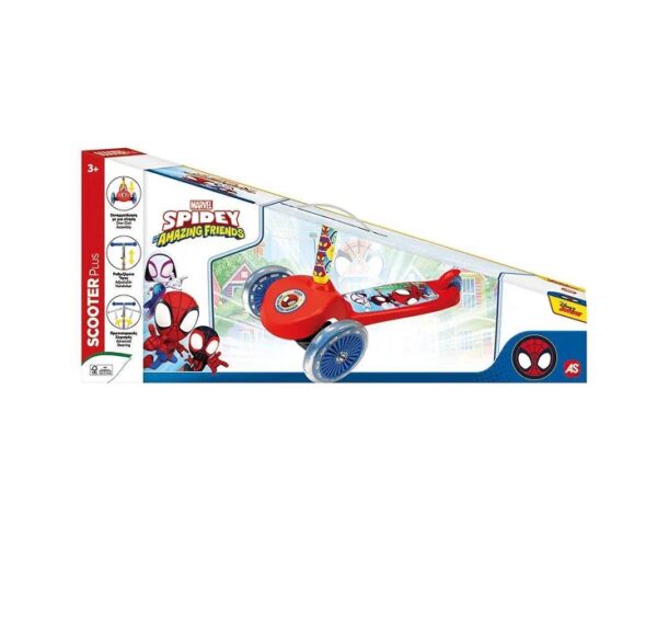 AS Παιδικό Πατίνι Plus Spidey Τρίτροχο Πολύχρωμο 50264