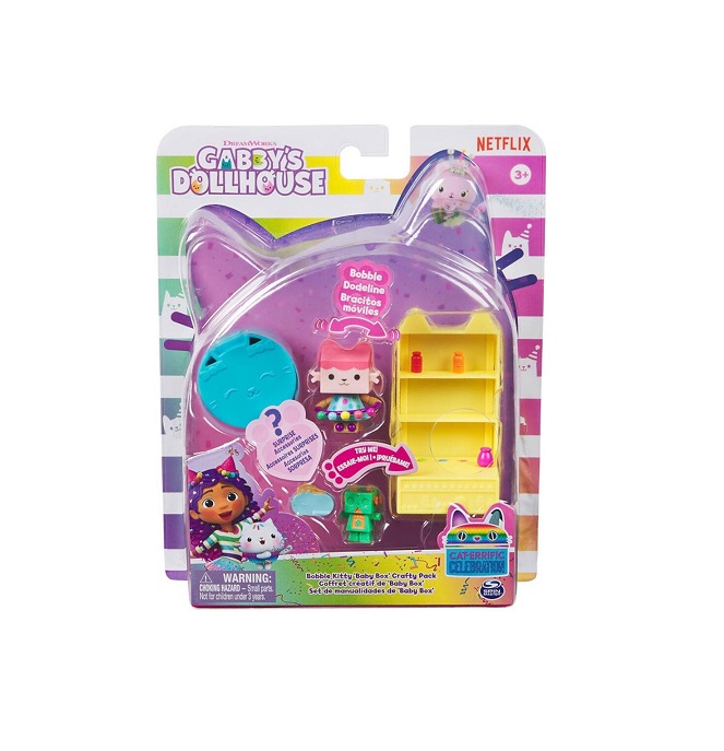 Spin Master Παιχνίδι Μινιατούρα Cat-Errific Celebration - Bobble Kitty 20144757