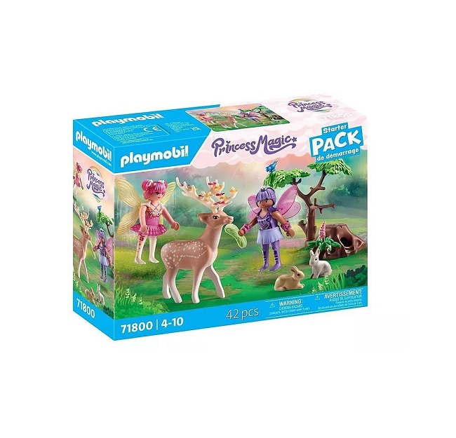 Playmobil Starter Pack Νεράιδες Με Ζωάκια Του Δάσους (71800)