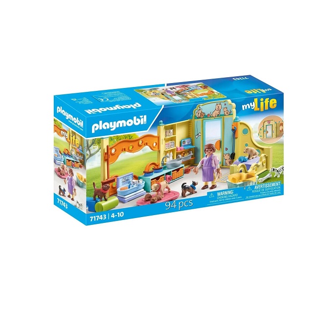 Playmobil Σταθμός Φροντίδας Κουταβιών (71743)