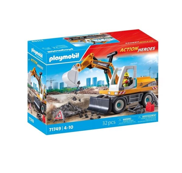 Playmobil Μεγάλος Εκσκαφέας Κατασκευών (71749)