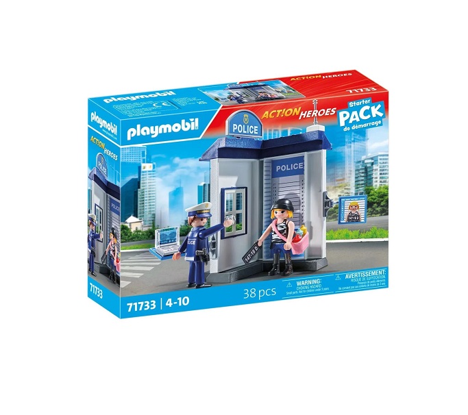 Playmobil Starter Pack Δωμάτιο Εξακρίβωσης Στοιχείων Συλληφθέντων (71733)