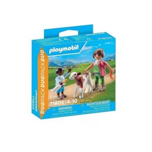 Playmobil Duo Pack Αγρότισσα & Παιδάκι Με Μοσχαράκι 71803