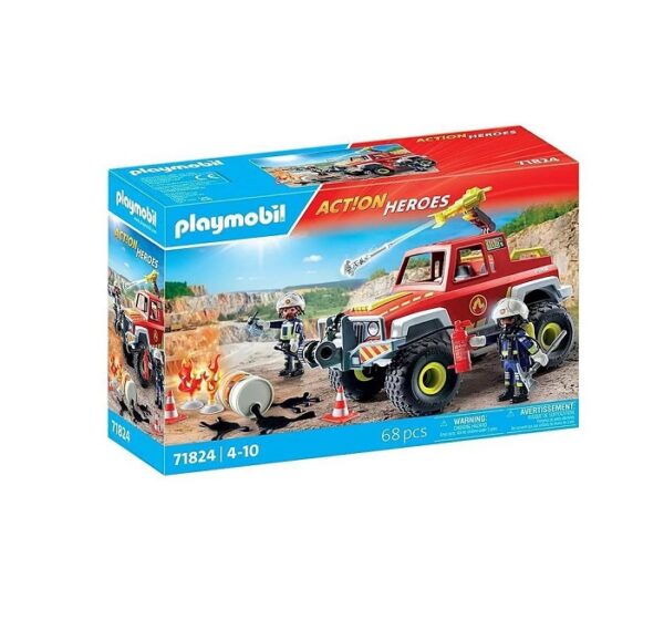 Playmobil Πυροσβεστικό Όχημα 4Χ4 (71824)