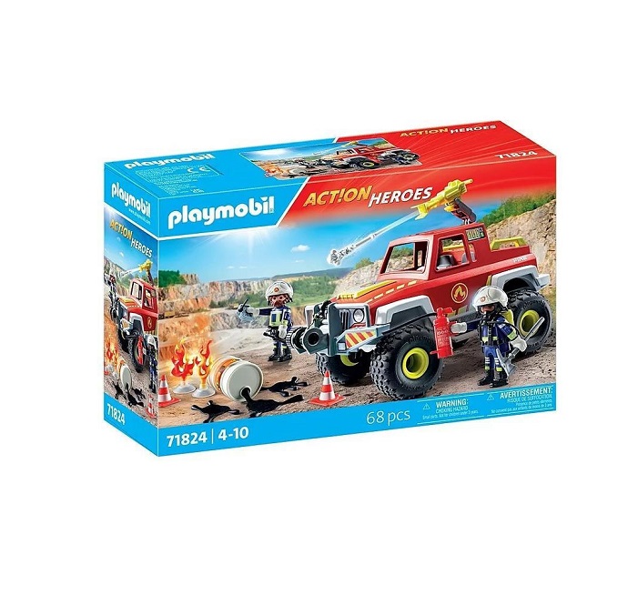Playmobil Πυροσβεστικό Όχημα 4Χ4 (71824)