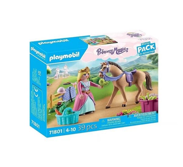 Playmobil Starter Pack Πριγκίπισσα Με Άλογο Ιππασίας (71801)