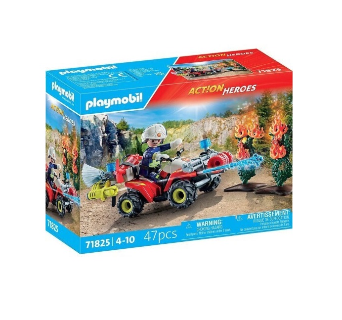 Playmobil Action Heroes Πυροσβέστης με Γουρούνα 71825