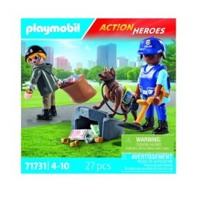 Playmobil Action Heroes Αστυνομική έρευνα κλοπιμαίων 71731