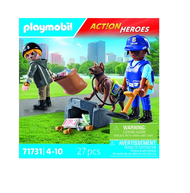 Playmobil Action Heroes Αστυνομική έρευνα κλοπιμαίων 71731