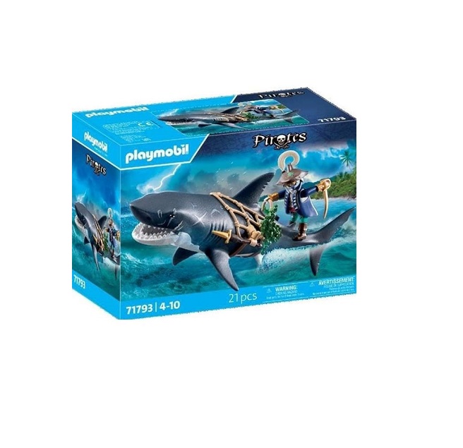 Playmobil Πειρατής Με Γιγαντιαίο Καρχαρία (71793)