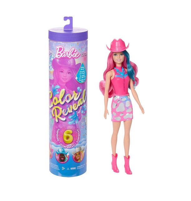 Mattel Color Reveal Κούκλα Disco Star Series JCP01