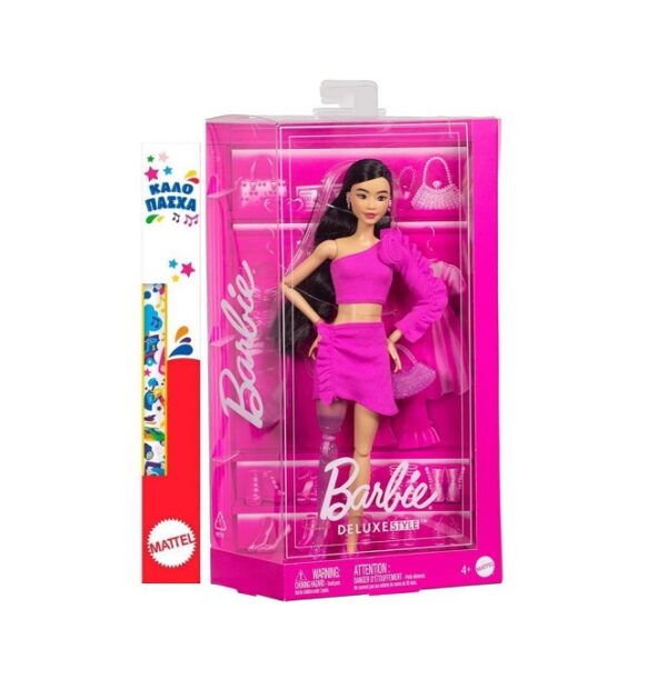 Παιχνιδολαμπάδα Barbie Deluxe Fashionstas-Μελαχρινή (HYV26)