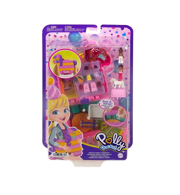 Mattel Polly Pocket™ Mini: Pinata Party Compact™ HKV32