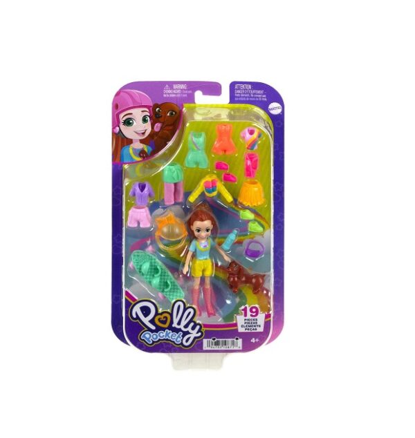 POLLY POCKET - ΝΕΑ ΚΟΥΚΛΑ ΜΕ ΜΟΔΕΣ ΜΕΣΑΙΟ PACK HKV90