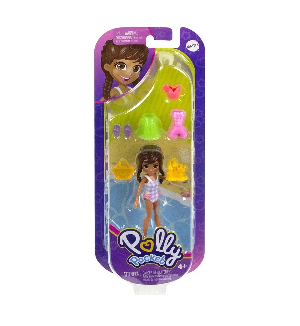Mattel Polly Pocket™ Polly Looks™ Fashion Pack: Beach Fashion   HKV86