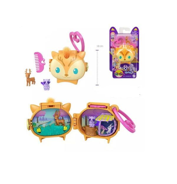 POLLY POCKET ΜΙΝΙ ΣΕΤΑΚΙΑ ΜΕ ΖΩΑΚΙΑ - ΑΛΕΠΟΥ HRD39 - Image 3