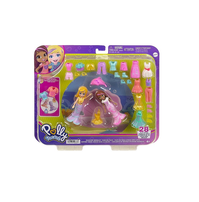 Mattel Polly Pocket™: Seashine Mermaid™ Fashion Pack   HKV96