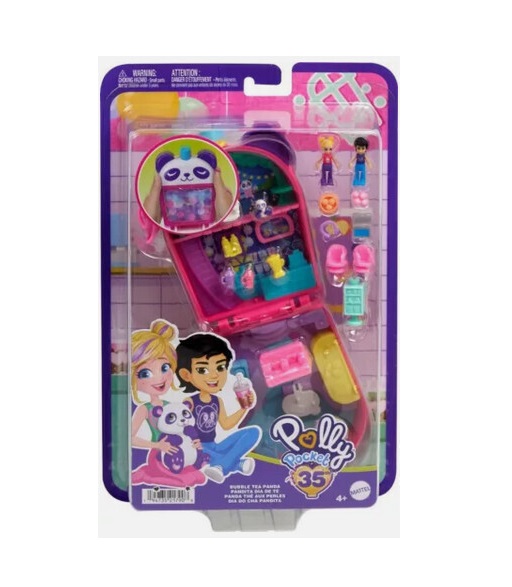 Polly Pocket Mini Ο Κόσμος Της Polly Σετάκια Bubble Tea Panda (HWN95)