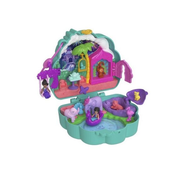 Mattel Polly Pocket Seaside Puppy Ride Compact  (HWN97) - Image 2