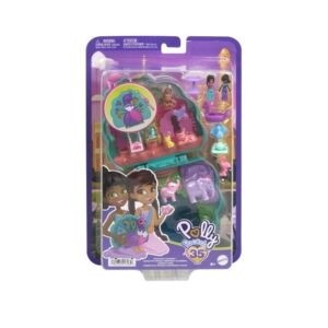 Mattel Polly Pocket Seaside Puppy Ride Compact  (HWN97)