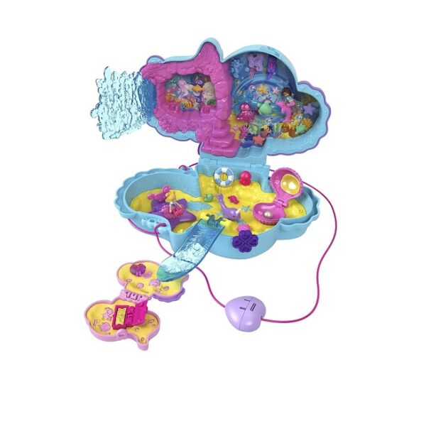 Mattel Παιχνίδι Μινιατούρα Polly Pocket Seahorse Daddy & Me  HWP03 - Image 4