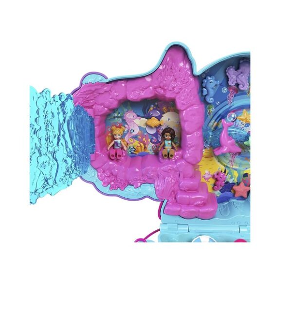 Mattel Παιχνίδι Μινιατούρα Polly Pocket Seahorse Daddy & Me  HWP03 - Image 7