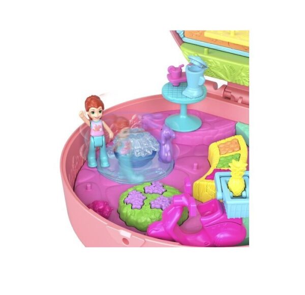 Mattel Παιχνίδι Μινιατούρα Sparkle Cove Adventure - Floatie Compact Polly Pocket HWN98 - Image 6