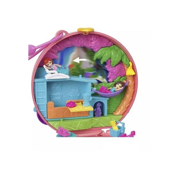 Mattel Παιχνίδι Μινιατούρα Sparkle Cove Adventure - Floatie Compact Polly Pocket HWN98 - Image 3