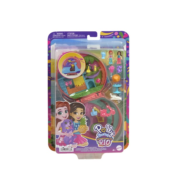 Mattel Παιχνίδι Μινιατούρα Sparkle Cove Adventure - Floatie Compact Polly Pocket HWN98