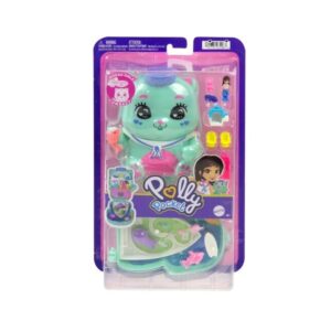 Mattel Παιχνίδι Μινιατούρα Sail Kitty Compact Polly Pocket JCR37