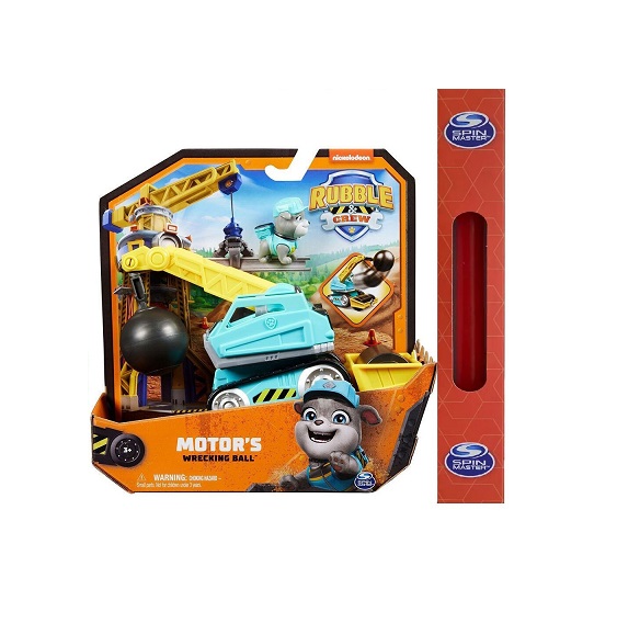 Παιχνιδολαμπάδα Spin Master Παιχνίδι Μινιατούρα Rubble Crew Paw Patrol Motor's Wrecking Ball 20150802