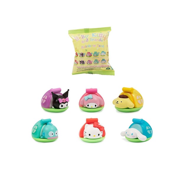 Hello Kitty Φιγούρα Rainbow Tent 4cm-12 Σχέδια-1Τμχ (HKT44000)